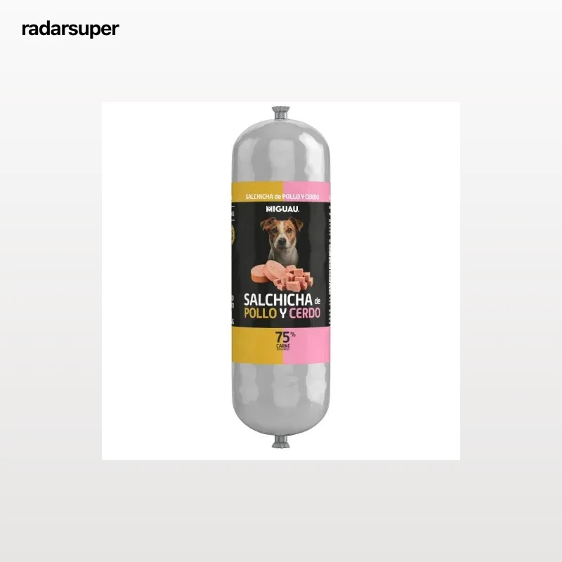 Salchicha de pollo y cerdo para perro Miguau 1 Kg