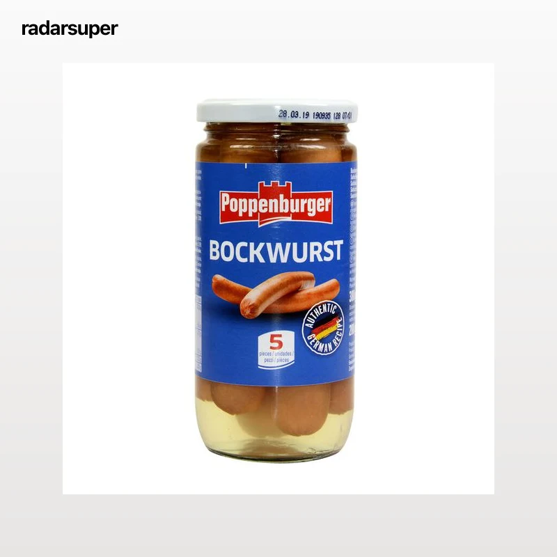 Salchichas alemanas bockwurst Poppenburger 200g