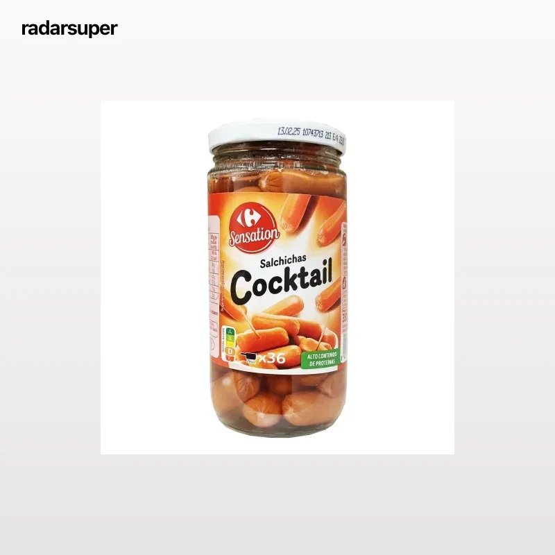 Salchichas Cocktail ahumadas Sensation Carrefour 250 g.