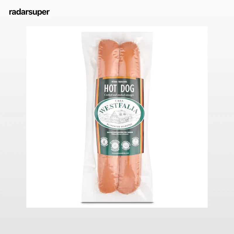 Salchichas hot dog 82% Casa westfalia 150 g