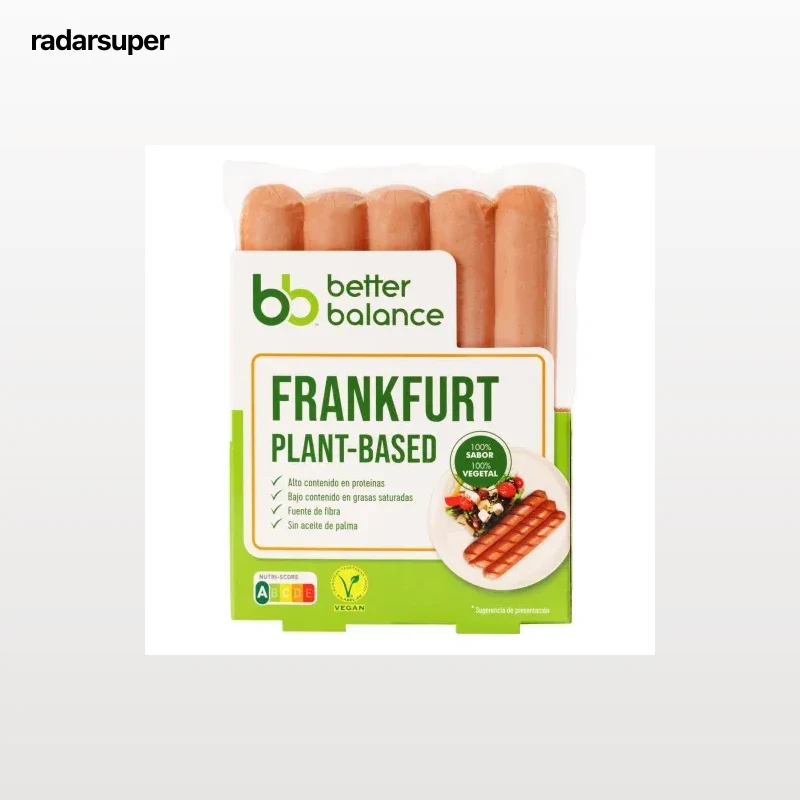 Salchichas vegana estilo frankfurt Better Balance 200 g.