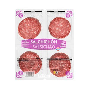 Salchichón extra Hacendado lonchas