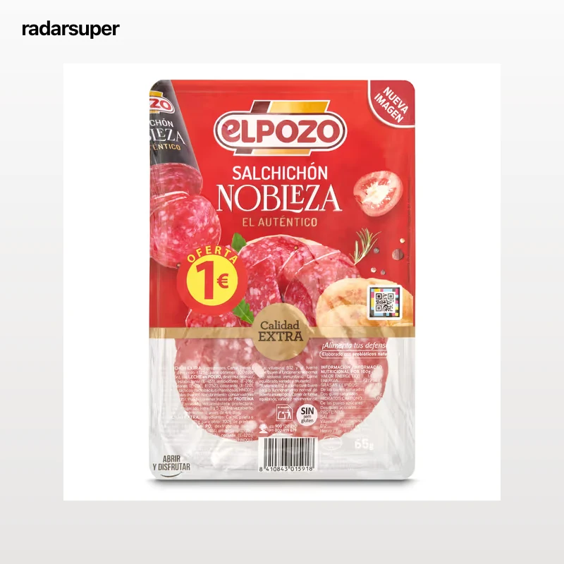 Salchichón nobleza Elpozo 65 g