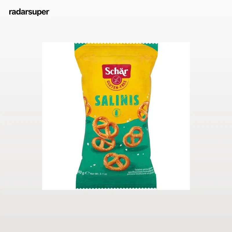 Salinis pretzel Schär sin gluten y sin lactosa 60 g.