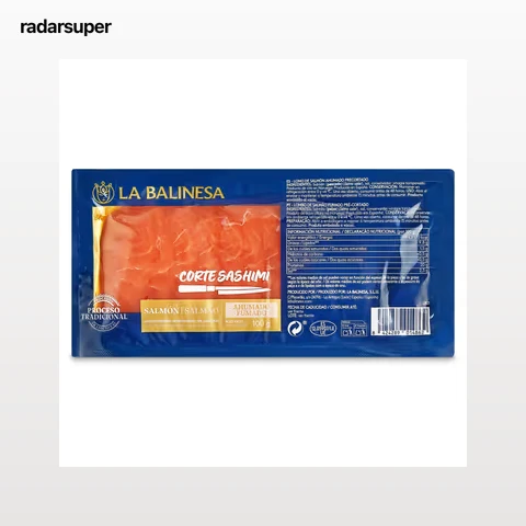 Salmón ahumado corte sashimi La Balinesa 100 g