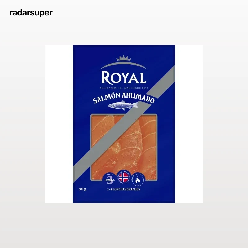 Salmón ahumado noruego Royal 90 g