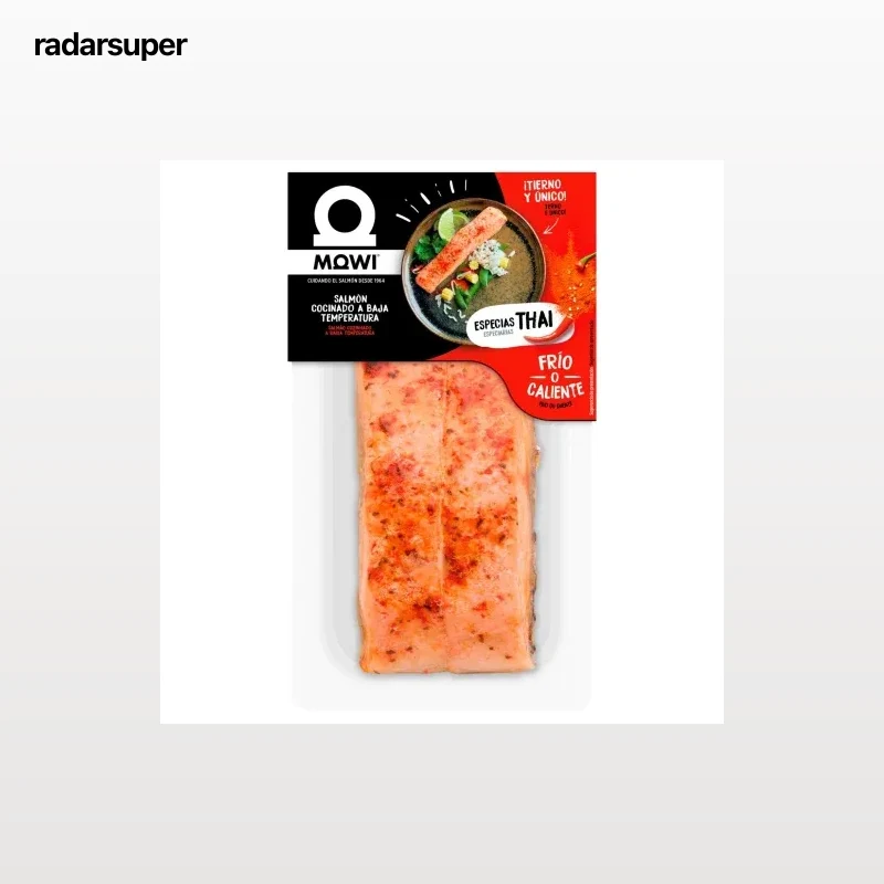 Salmón cocinado a baja temperatura especias thai Mowi 220 g