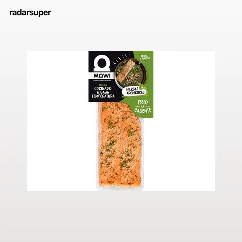 Salmón cocinado baja temperatura hierbas aromáticas Mowi 220 g