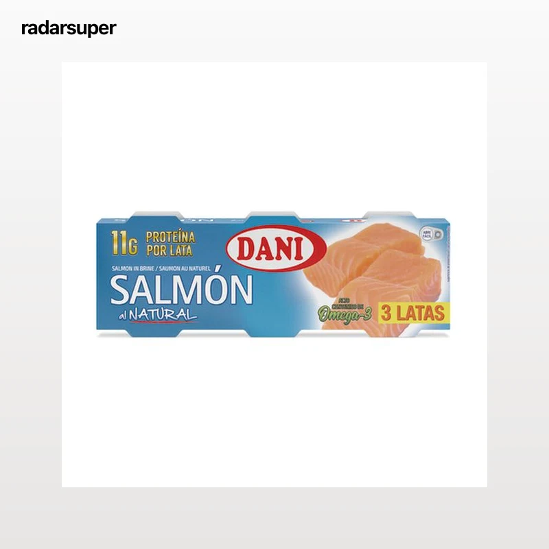 Salmón Dani pack-3 al natural