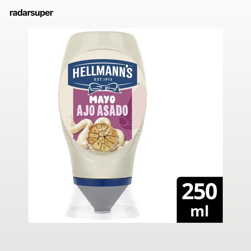 Salsa de ajo asado Hellmann´s 250ml