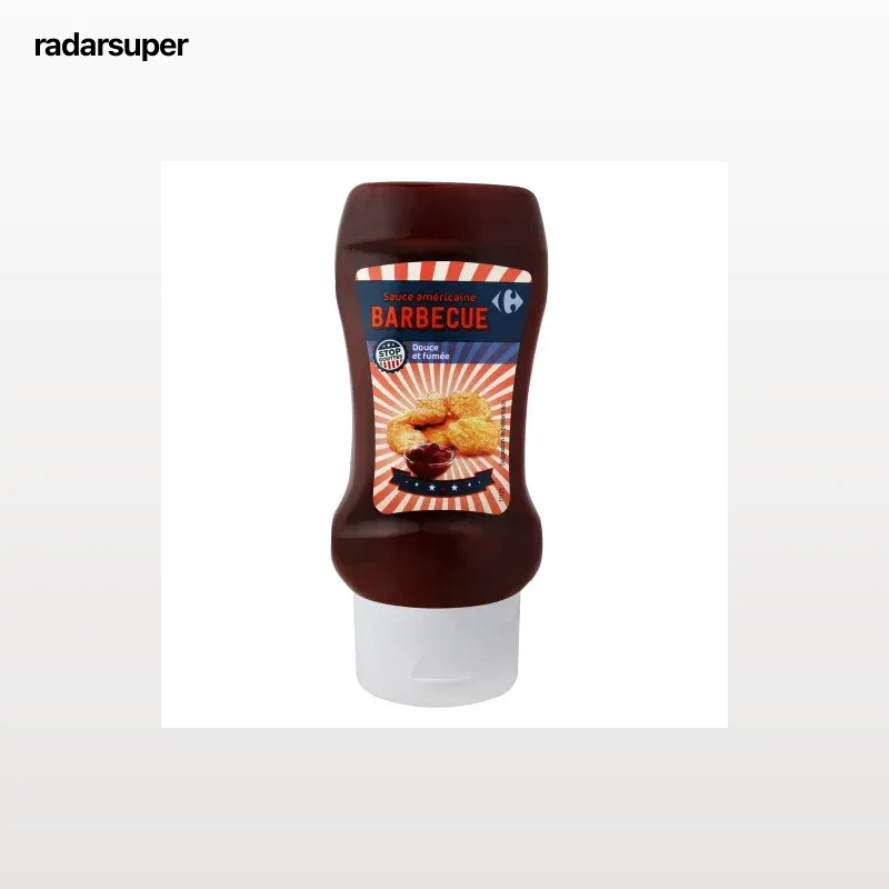 Salsa barbacoa Carrefour envase 400 g.