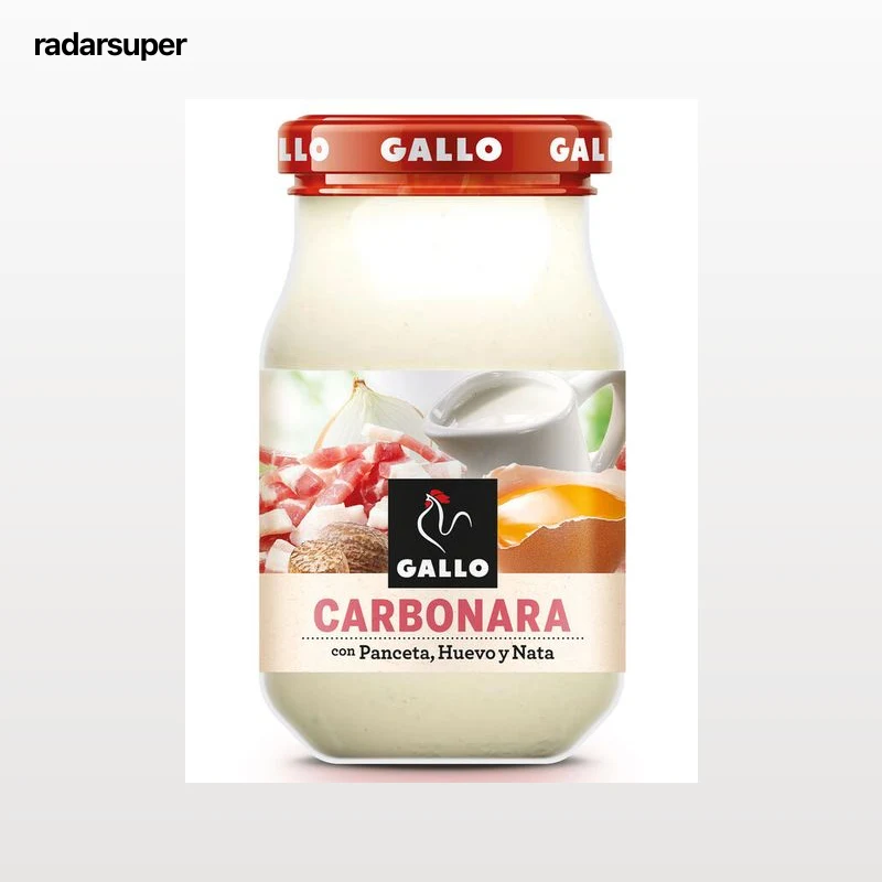 Salsa carbonara para pasta Gallo 330g