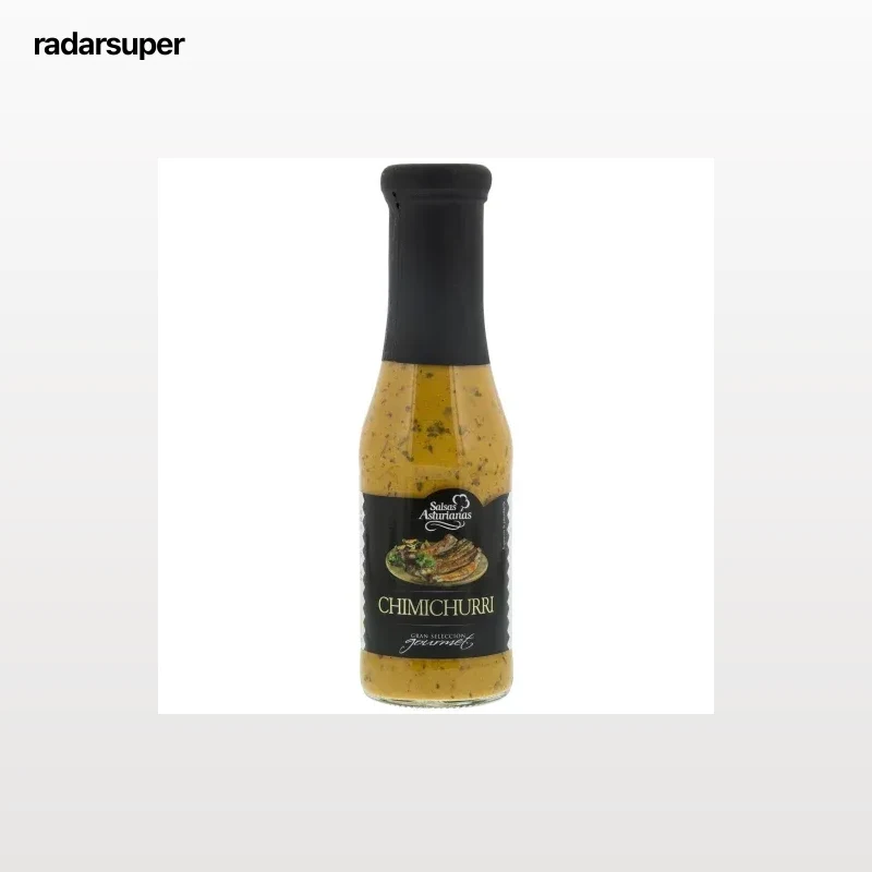 Salsa chimichurri Salsas Asturianas sin gluten botella 295 g.