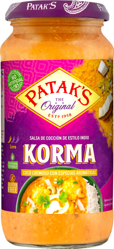 Salsa korma Pataks 450g
