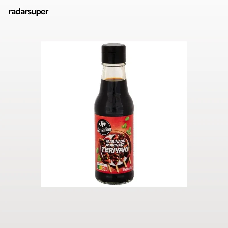 Salsa marinado teriyaki Sensation Carrefour botella 150 g.