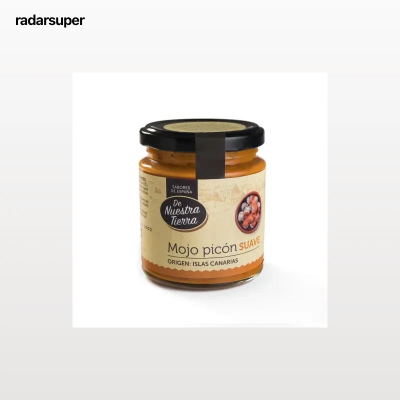Salsa mojo picón suave De Nuestra Tierra 200 g.