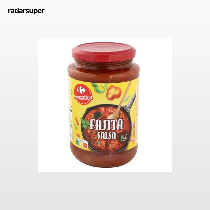 Salsa para fajitas Carrefour Sensation 430 g.