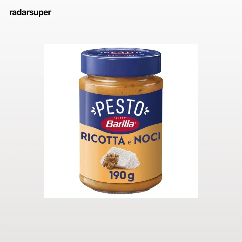 Salsa pesto siciliana Barilla sin gluten 190 g.