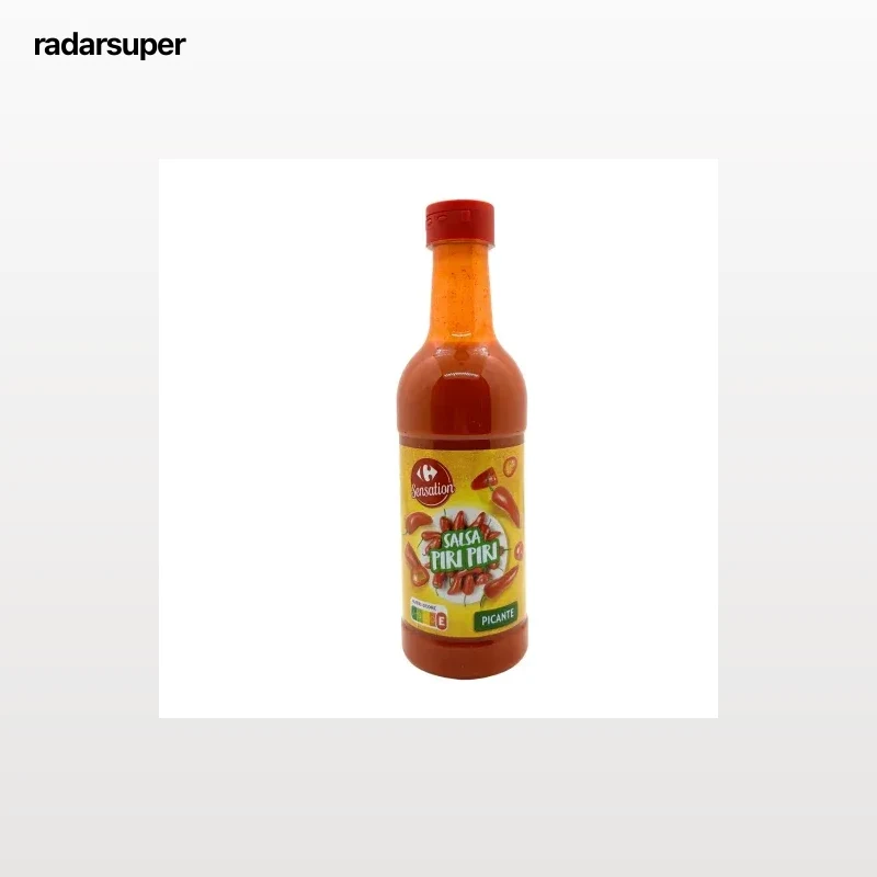 Salsa picante Piri Piri Sensation Carrefour botella 200 g.