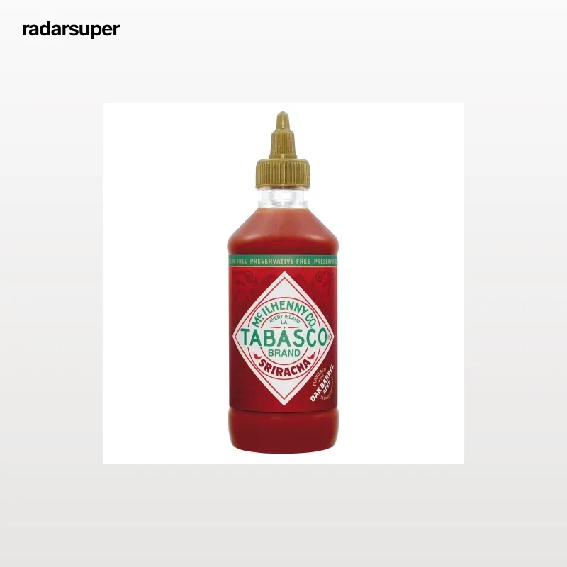 Salsa picante sriracha sabor suave Tabasco 256 ml