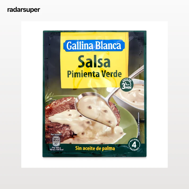 Salsa pimienta verde Gallina Blanca 59 g