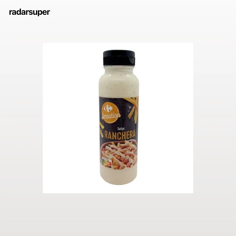 Salsa ranchera Sensation Carrefour sin gluten bote 300 g.