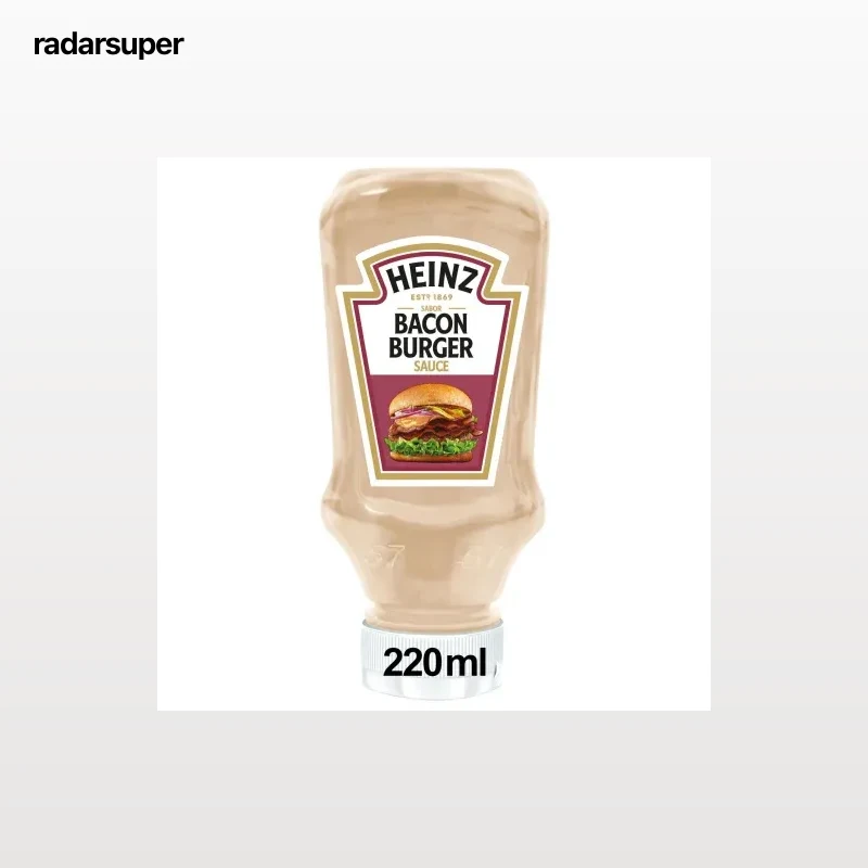 Salsa sabor bacon burguer Heinz 220 ml.