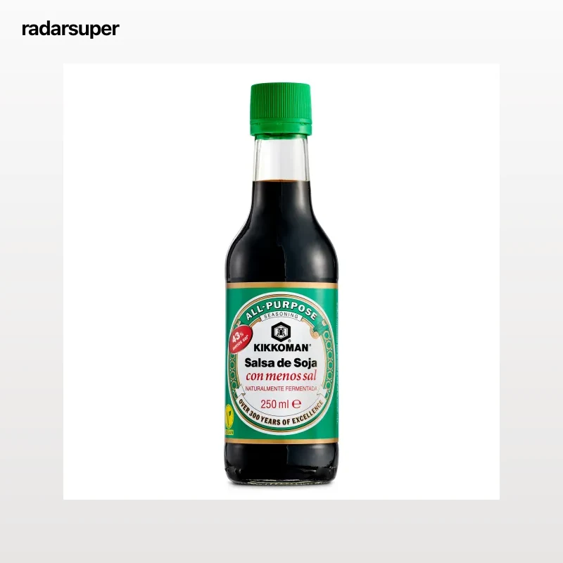 Salsa de soja baja en sal Kikkoman 250 ml
