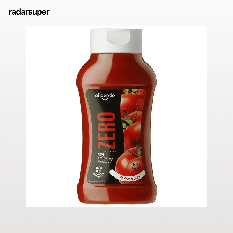 Salsa de tomate Zero sin azúcares añadidos Alipende 530g
