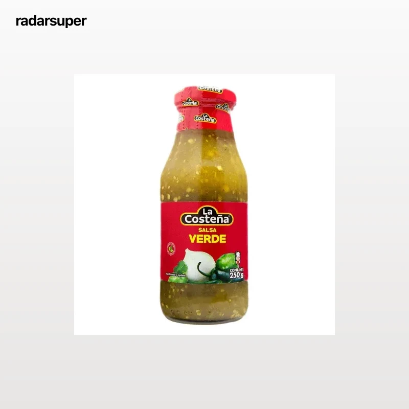 Salsa verde La Costeña botella 250 g.