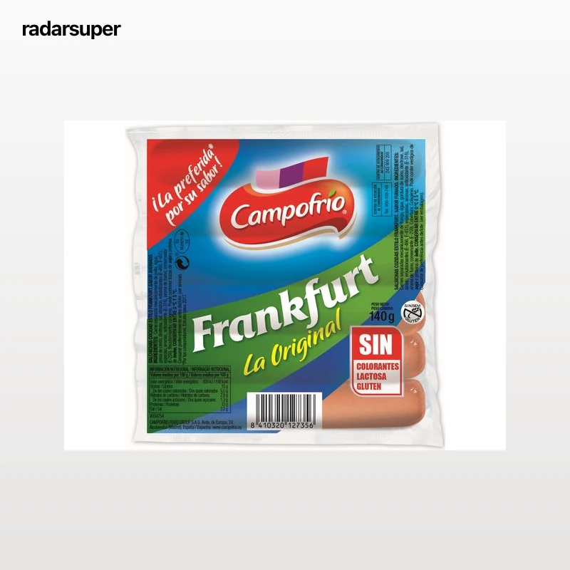 SALSICHAS FRANKFURT CAMPOFRIO 140G