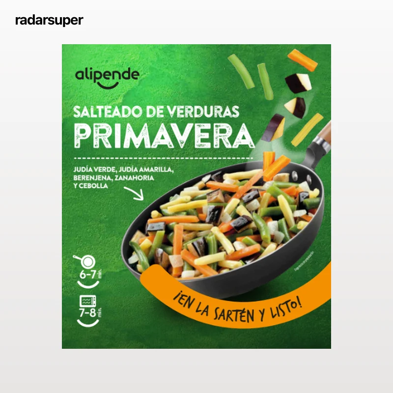 Salteado Alipende 600g verduras de primavera