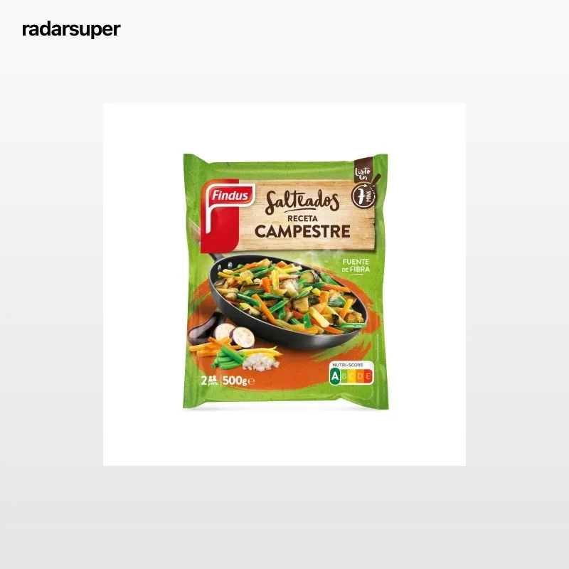 Salteado de verduras receta campestre Findus-Salteados 500 g.