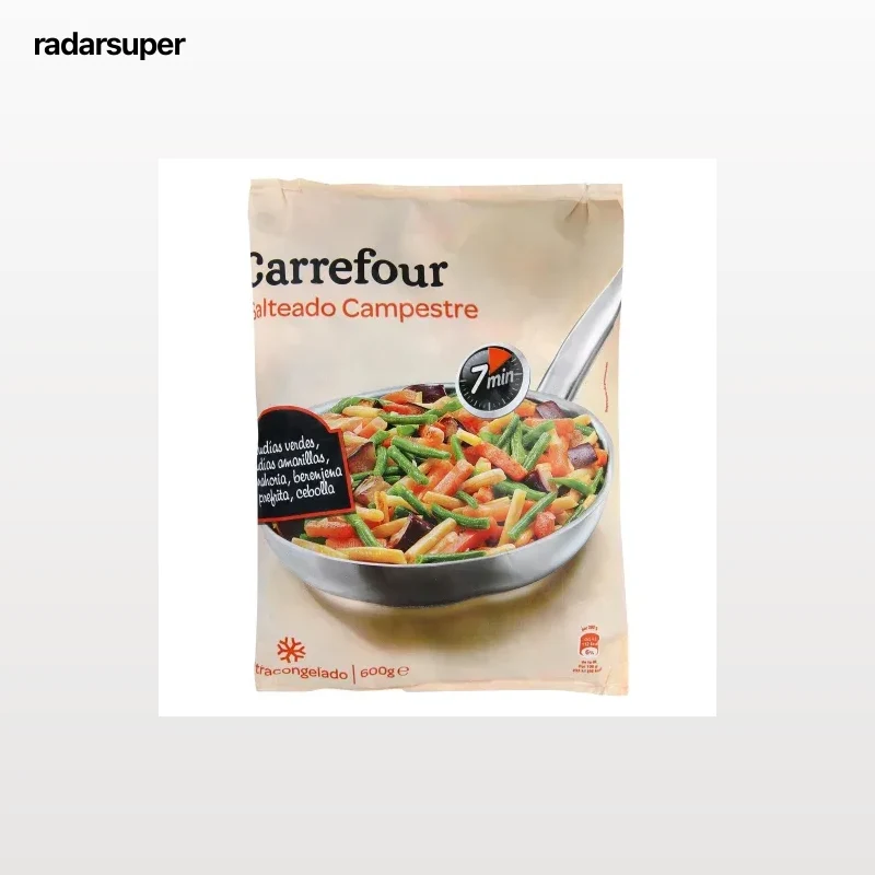 Salteado verdura campestres Carrefour 600 g.