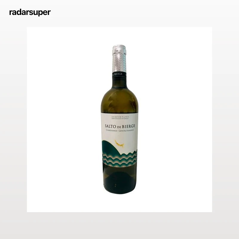 SALTO DE BIERGE  Vino blanco con D.O. Somontano botella 75 cl.