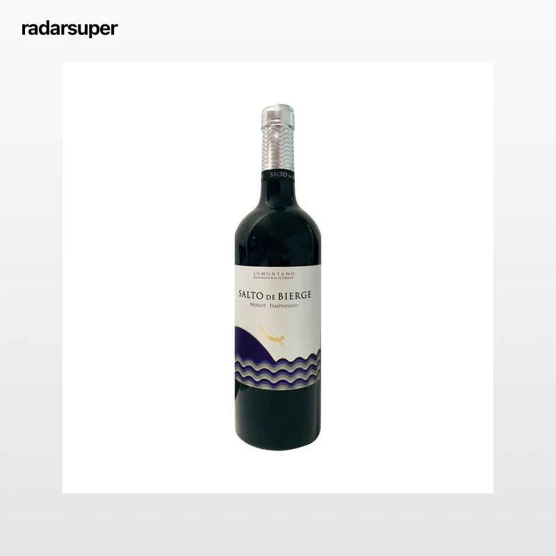 SALTO DE BIERGE Vino tinto con D.O. Somontano botella 75 cl.