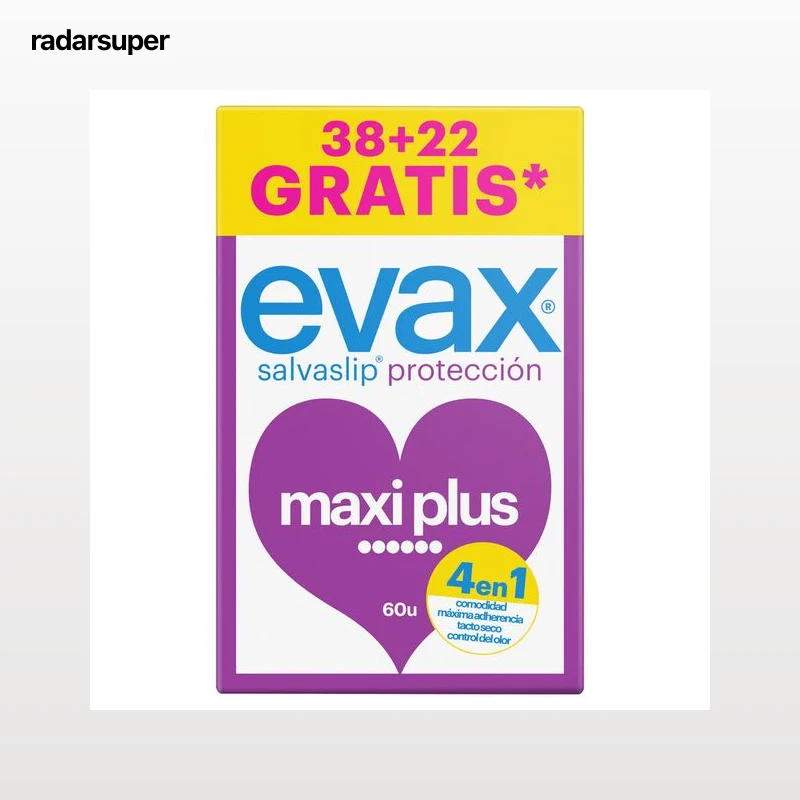 Salvaslip Evax 38+22 unidades Maxi-Plus