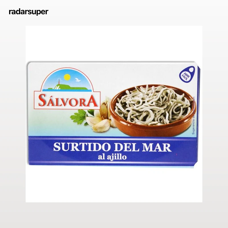 SÁLVORA Sucedáneo de angulas al ajillo picante 50 g.