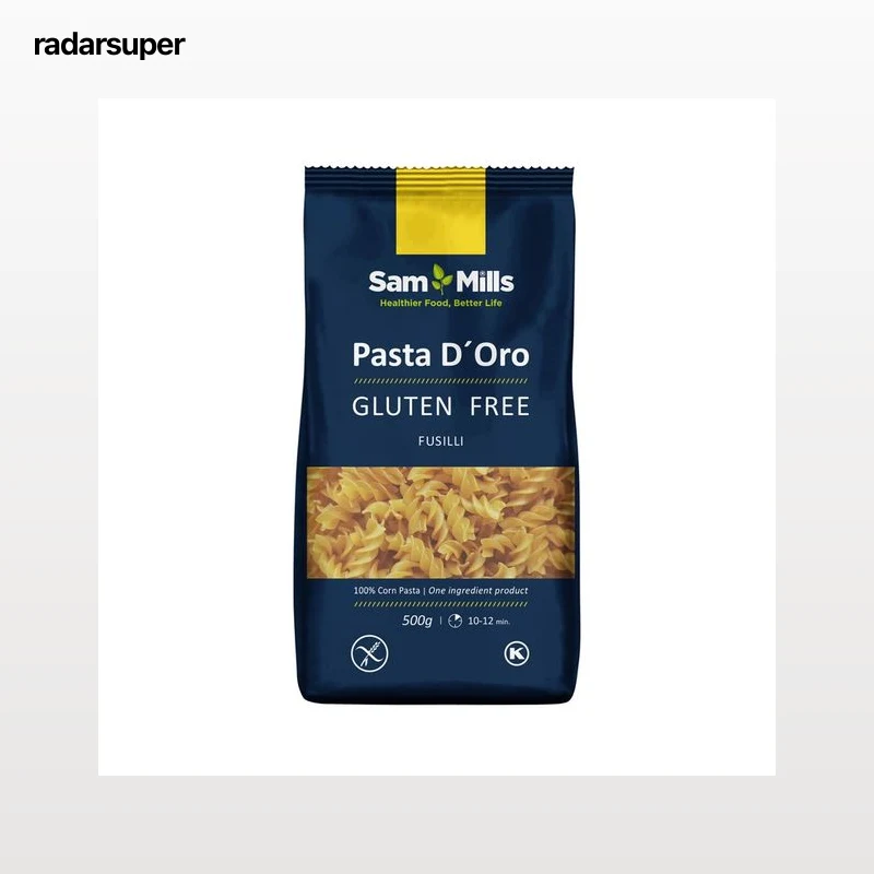 SAM MILLS Pasta Fusilli, pasta sin Gluten 500 g.