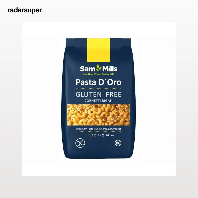 SAM MILLS Pasta Pipette, pasta sin gluten SAM MILLS, 500 gramos.