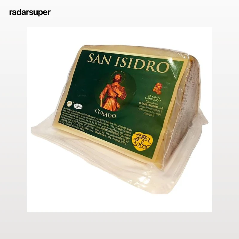 SAN ISIDRO Queso mezcla curado cuña 500 g.
