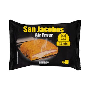 San Jacobos empanados de york y queso Hacendado ultracongelados