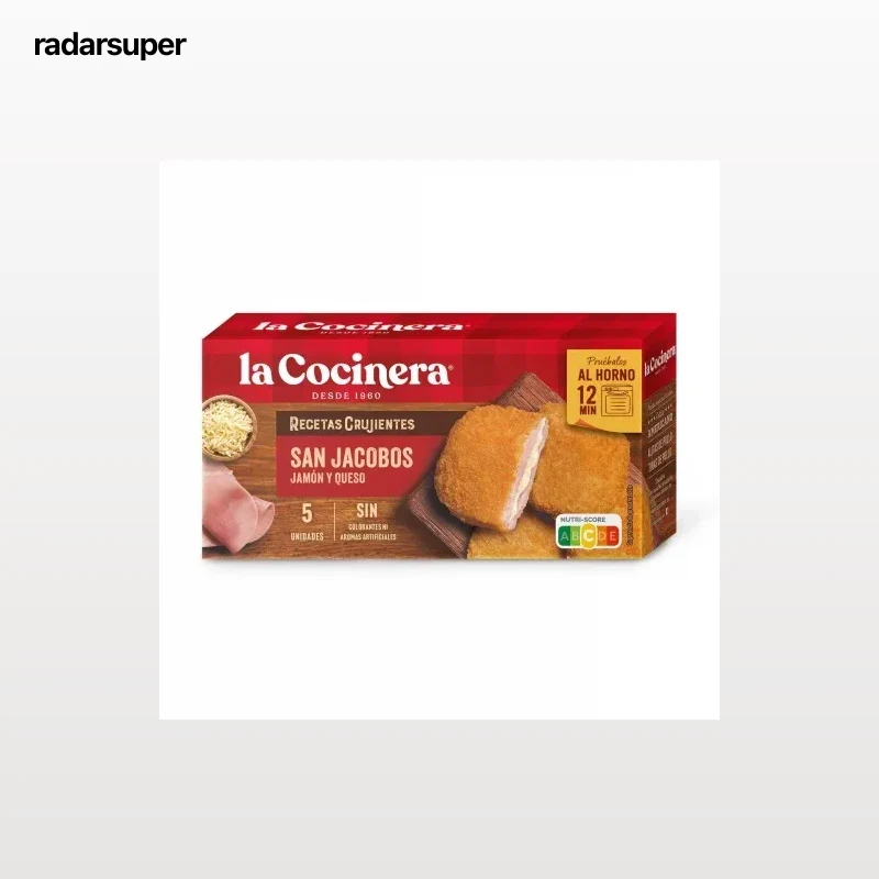 San Jacobos recetas crujientes La Cocinera 388 g.