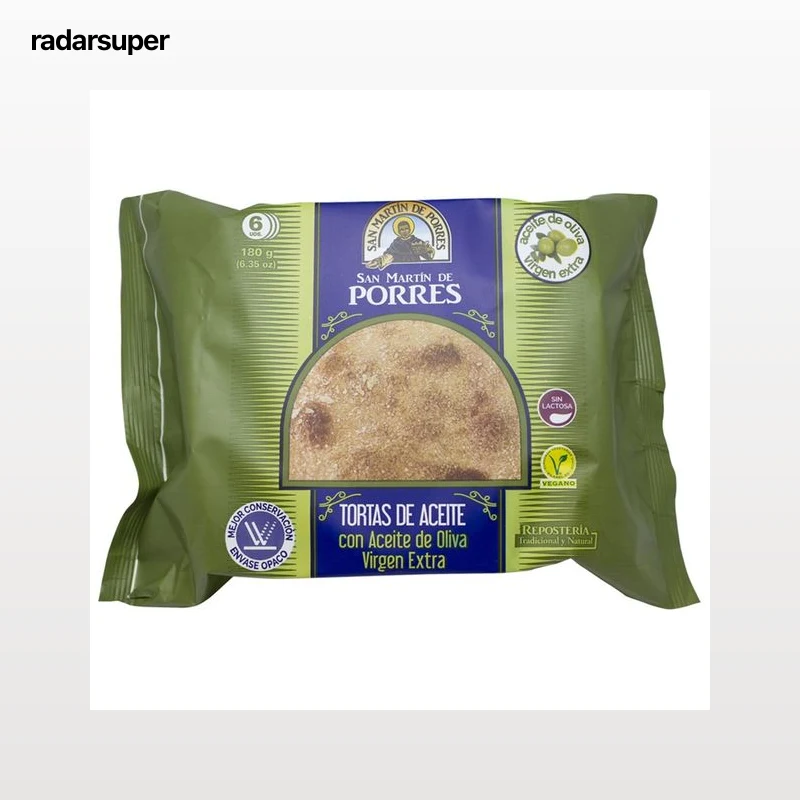 SAN MARTIN DE PORRES Torta en aceite de oliva 6 uds x 180 g.