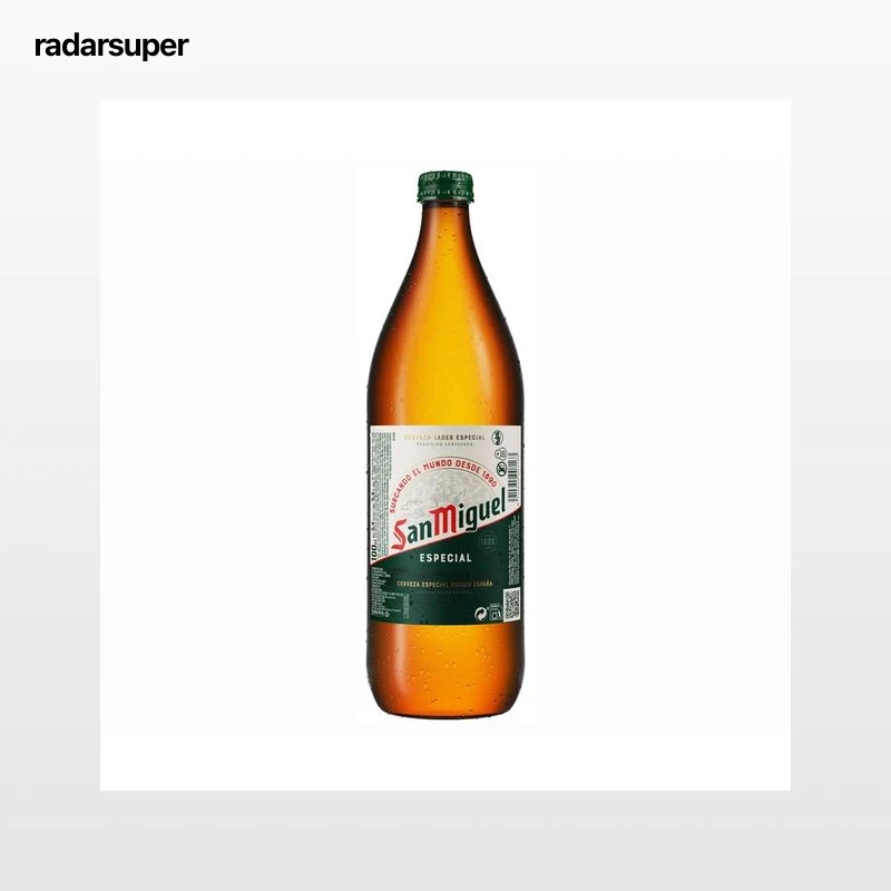 SAN MIGUEL Cerveza botella de 1 l.