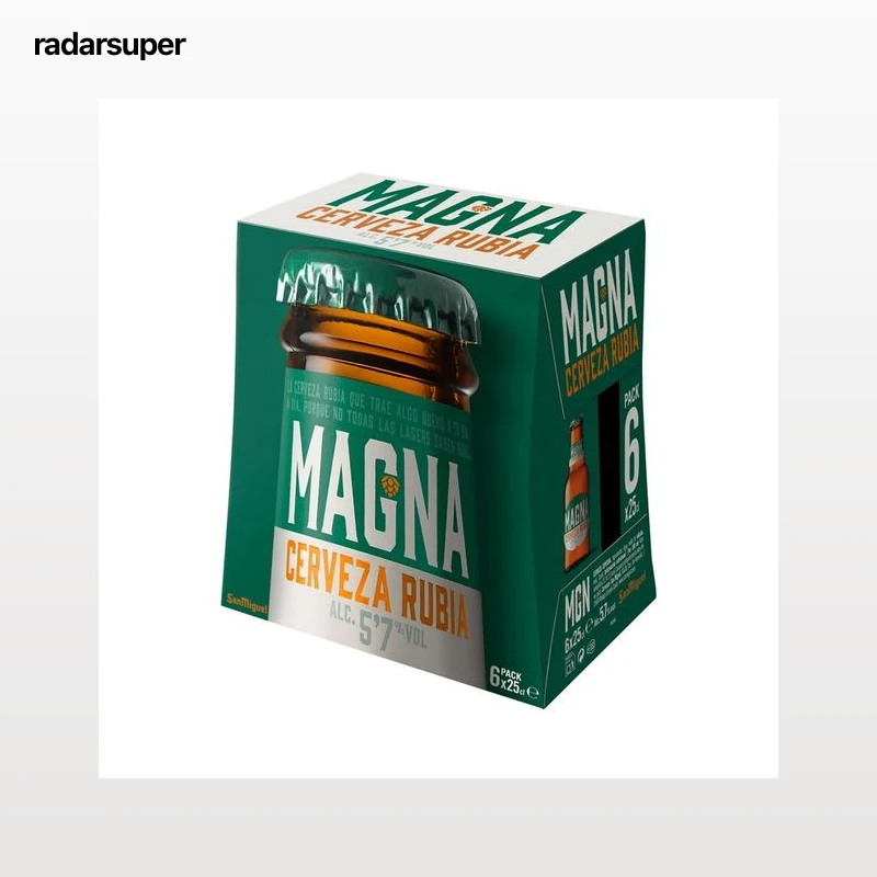 SAN MIGUEL Cervezas Golden Lager pack 6 uds. x 25 cl