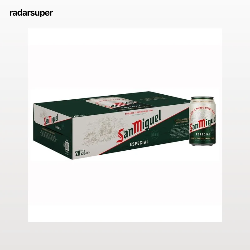 SAN MIGUEL ESPECIAL Cervezas pack 28 uds. x 33 cl.