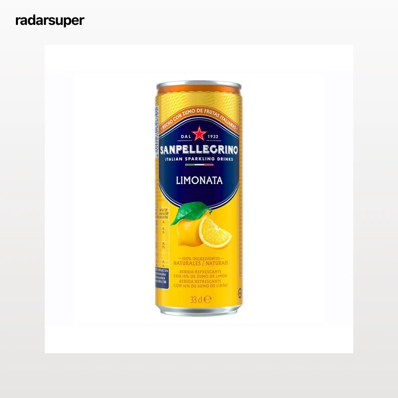 SAN PELLEGRINO Agua con gas y zumo de limon 330 ml.