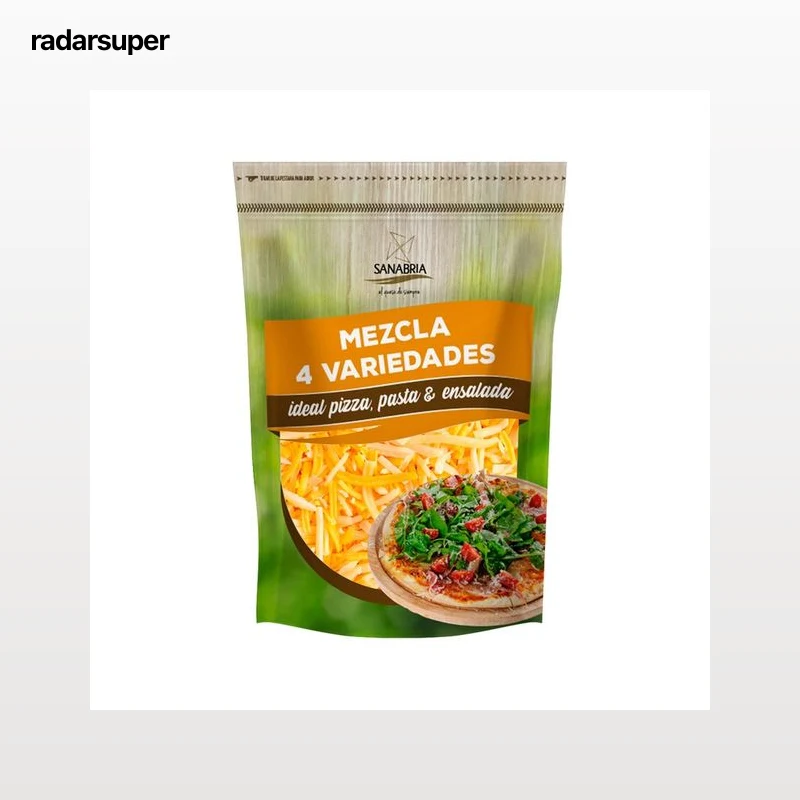 SANABRIA Queso rallado 4 variedades 150 g.