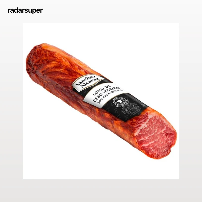 SÁNCHEZ ALCARAZ Lomo de cebo ibérico (50% raza ibérica) 400 g.
